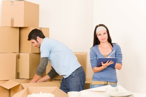 Expert movers handling a van in Crystal Palace